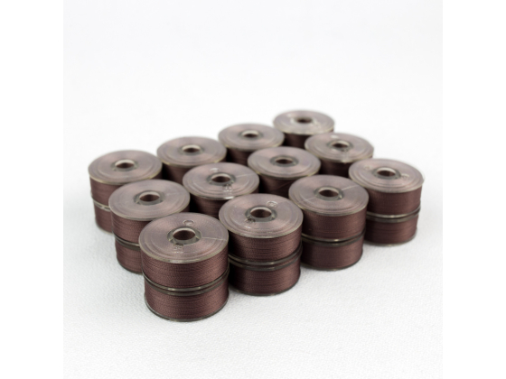 DBP15- 245   Deco-Bob Prewound bobbin Plum 12per/blister
