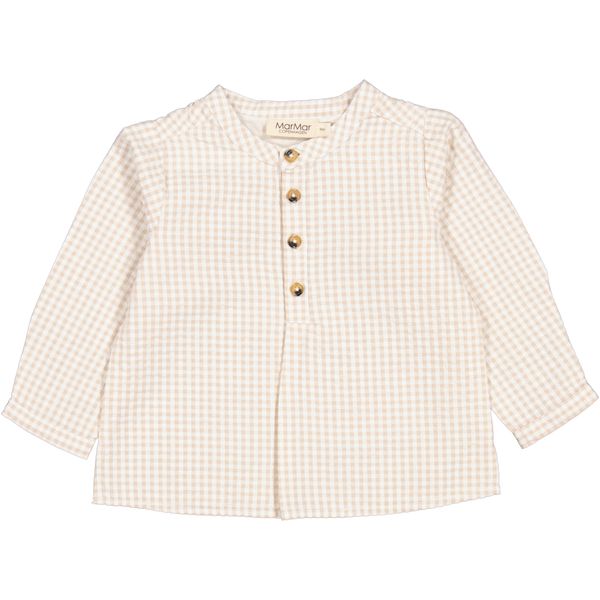 MarMar | Totoro Skjorte - Grey Sand Gingham