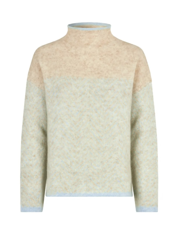 Herrin Knit T-neck - Starlight Blue - Image 2