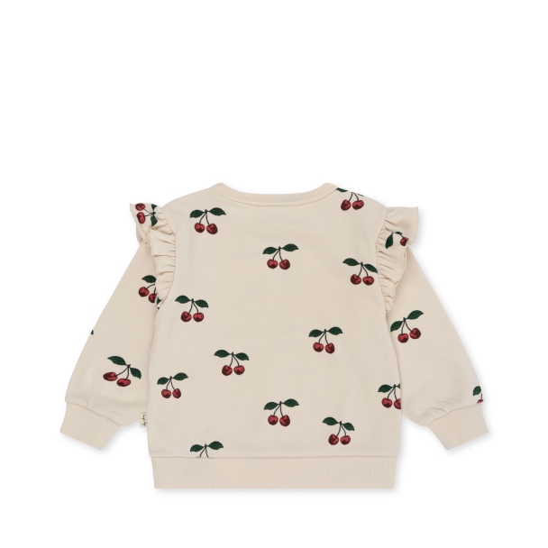 KONGES SLØJD - LOU FRILL SWEATSHIRT MA GRANDE CERISE - Image 2