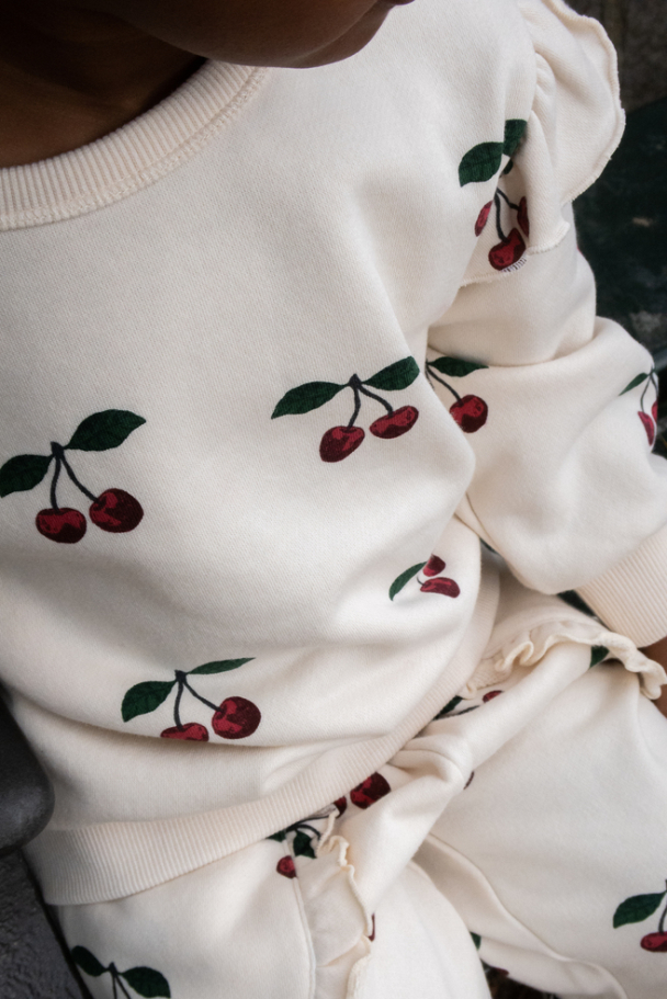 KONGES SLØJD - LOU FRILL SWEATSHIRT MA GRANDE CERISE - Image 3