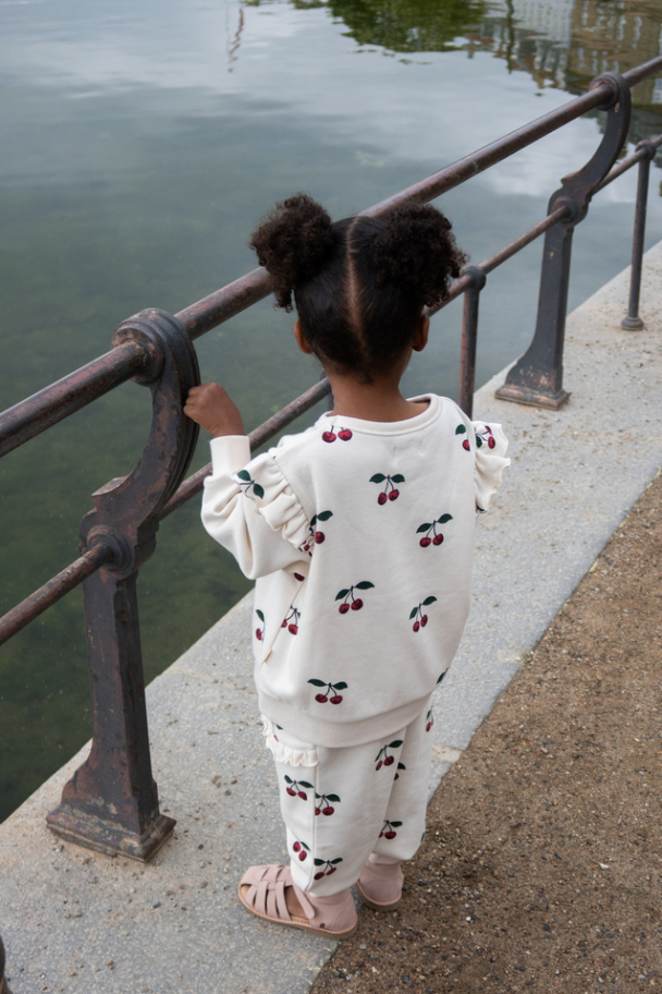 KONGES SLØJD - LOU FRILL SWEATSHIRT MA GRANDE CERISE - Image 4