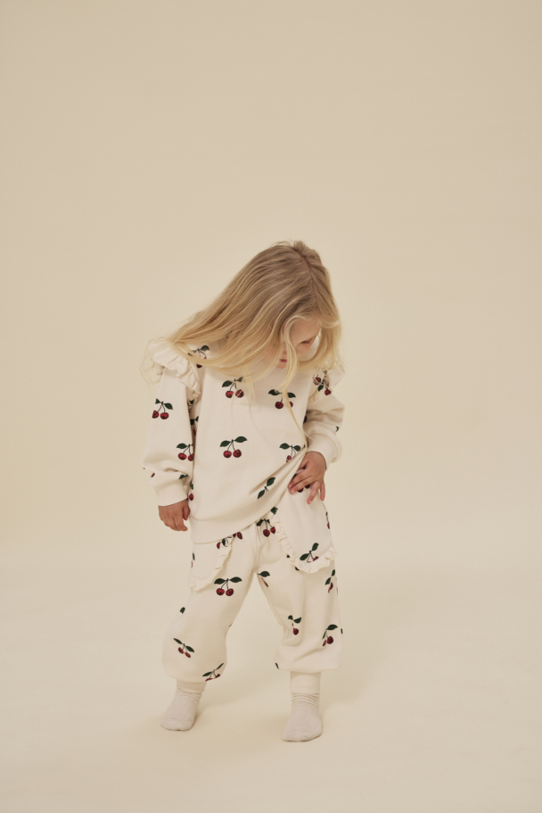 KONGES SLØJD - LOU FRILL SWEATSHIRT MA GRANDE CERISE - Image 9