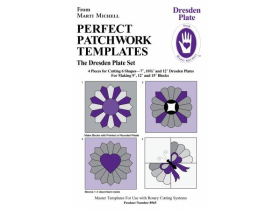 Perfect Patchwork Templates Dresden Plate # MM8965