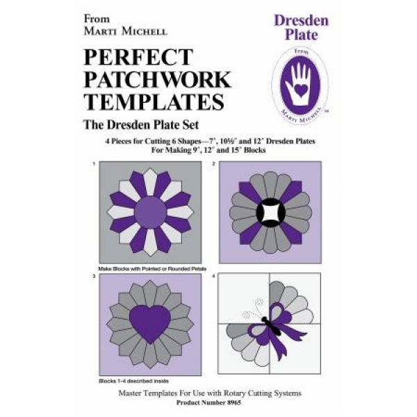 Perfect Patchwork Templates Dresden Plate # MM8965
