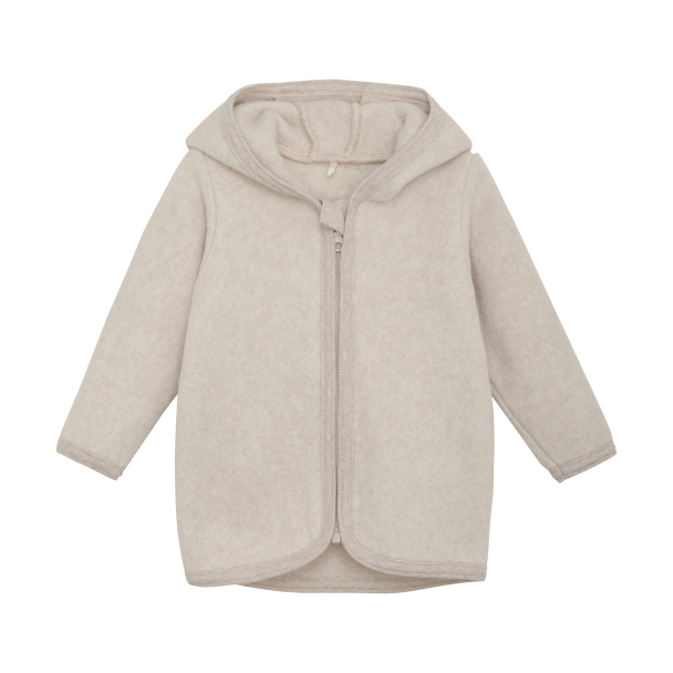 Jacket Cotton Fleece - Camel Melange - Image 1