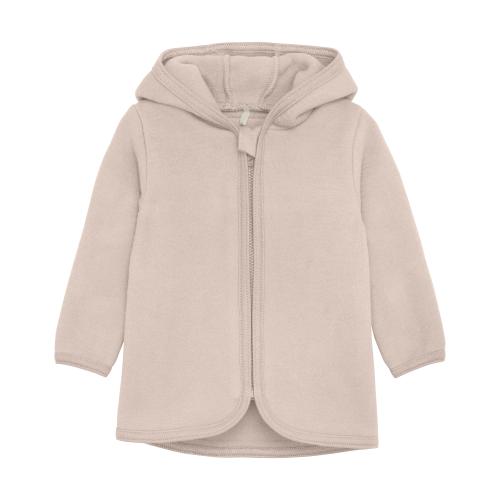 HUTTELIHUT - JACKET COTTON FLEECE ALMOND PEACH