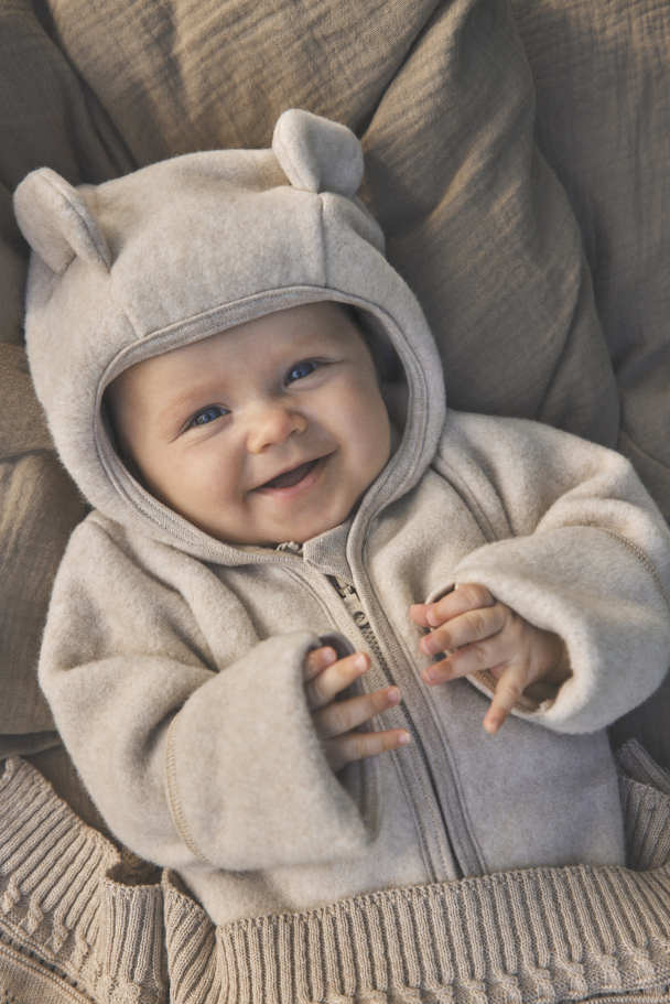 Heldress Cotton Fleece - Camel Melange - Image 4