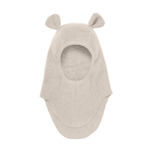 Balaclava Ears Cotton Fleece - Camel Melange - Image 1