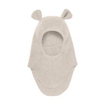 Balaclava Ears Cotton Fleece - Camel Melange