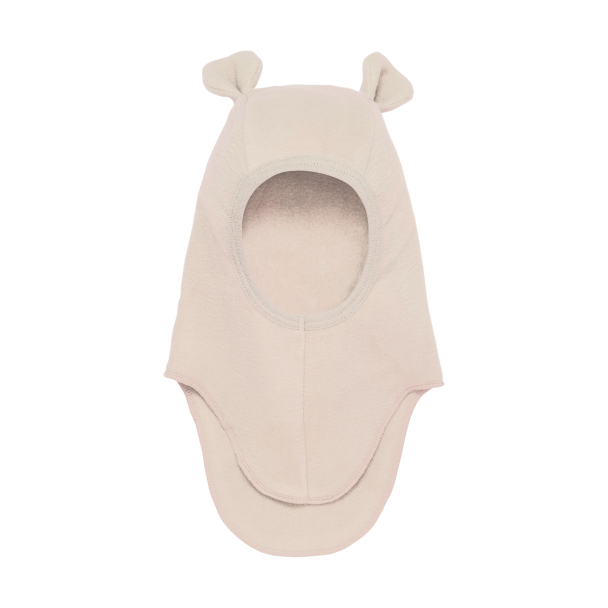 HUTTEliHUT | Balaclava Ears Cotton Fleece - Almond Peach - Image 1