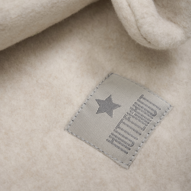 Balaclava Ears Cotton Fleece - Camel Melange - Image 2