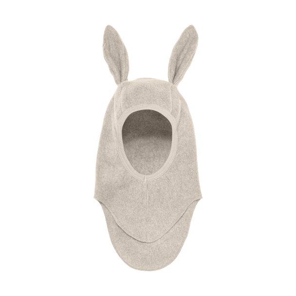Balaclava Ears Cotton Fleece - Camel Melange - Image 1
