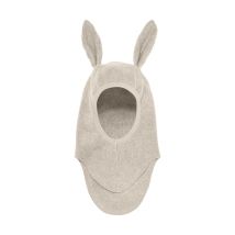 Balaclava Ears Cotton Fleece - Camel Melange