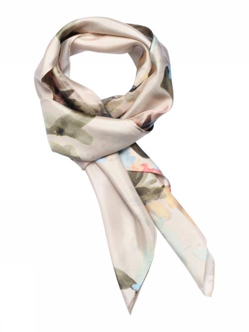 Inette, big printed silk scarf