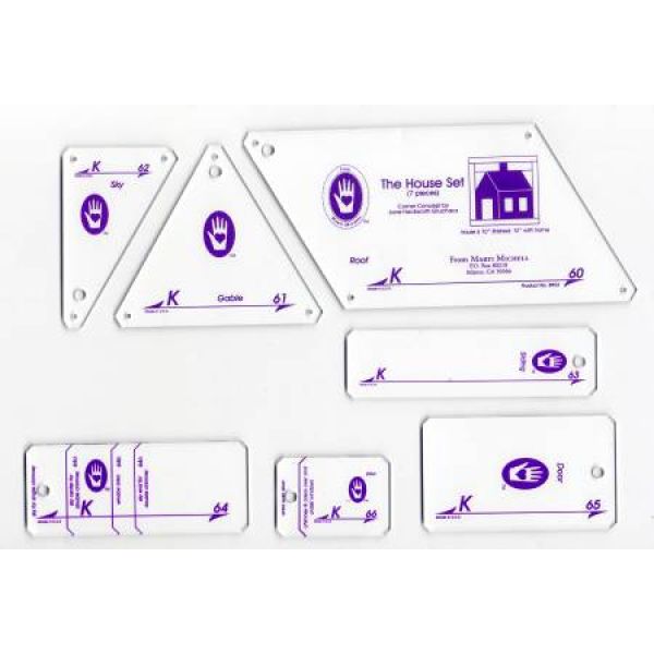 Perfect Patchwork Templates Set K Large Schoolhouse # MM8953