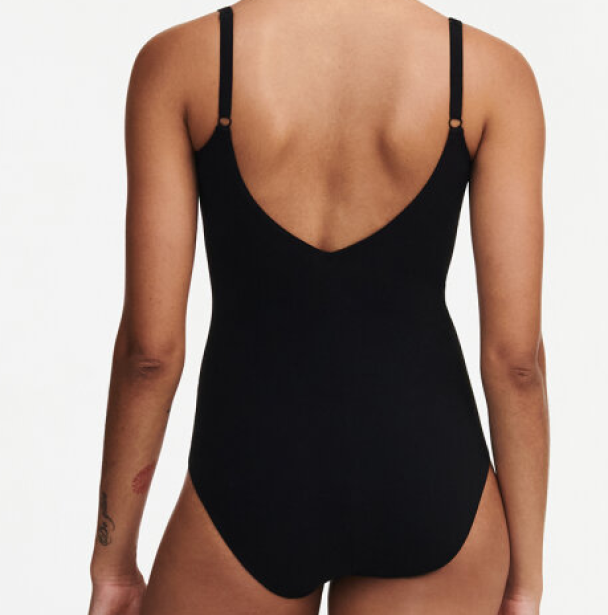 Emblem covering badedrakt, sort - Image 3