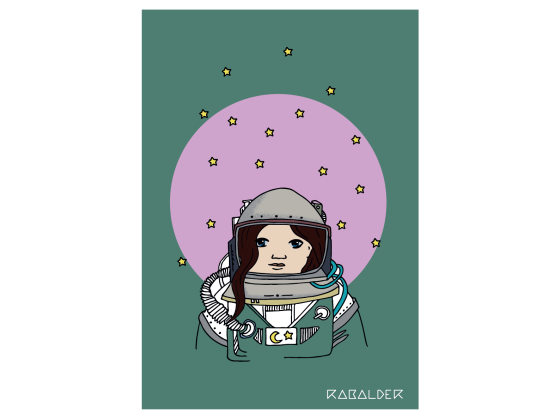 Astronaut - Grønn