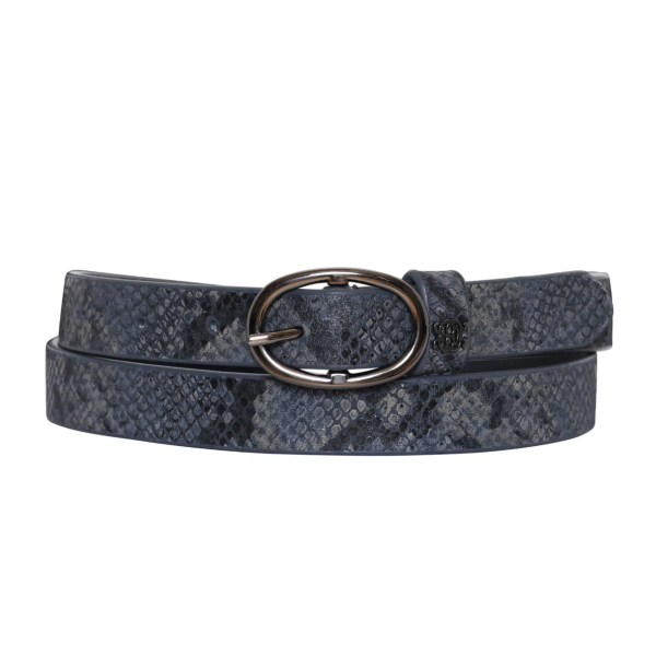 Cait Leather Belt Blue Night | Cait Leather Belt Blue Night fra GUSTAV