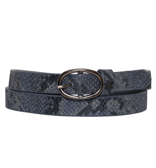 Cait Leather Belt Blue Night | Cait Leather Belt Blue Night fra GUSTAV