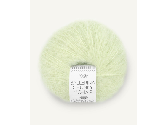 Ballerina chunky Mohair Tender greens