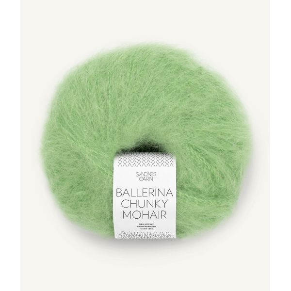 Ballerina chunky Mohair Spring green