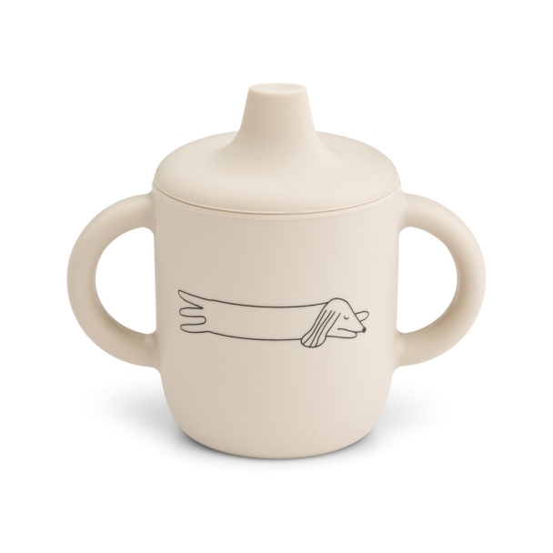 Liewood | Neil Sippy Cup - Dog/Sandy - Image 1