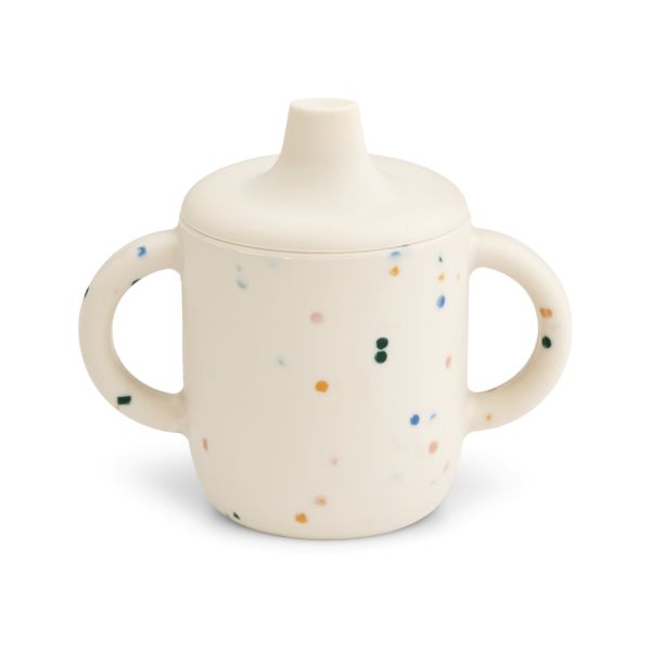 LIEWOOD - NEIL SIPPY CUP SPLASH DOTS/SEA SHELL