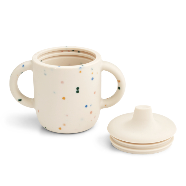 Neil Sippy Cup - Splash Dots/Sea Shell - Image 3