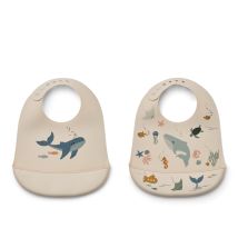 Liewood | Tilda Smekke Silikon 2-pk - Sea Creature/Sandy