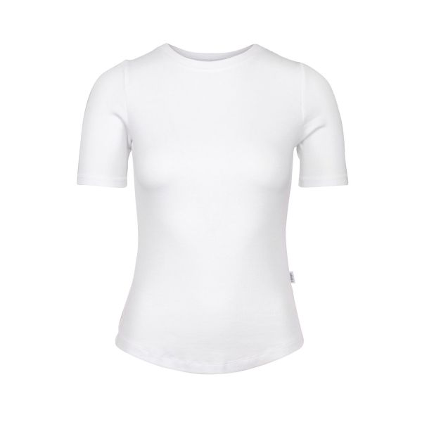 SINA RIB TEE - WHITE