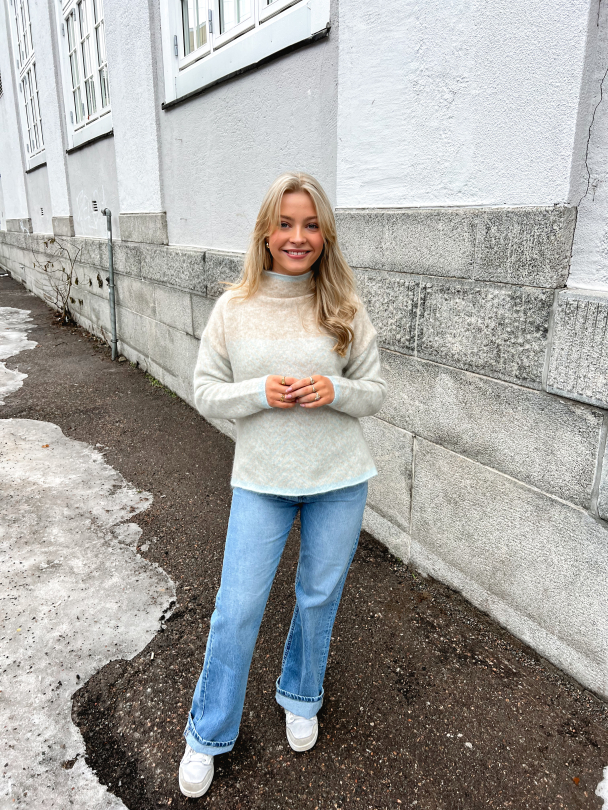 Herrin Knit T-neck - Starlight Blue - Image 7