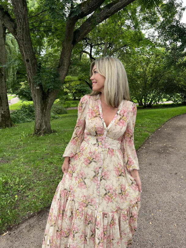 Georgette Maxi Dress - Vintages Lilies - Image 3