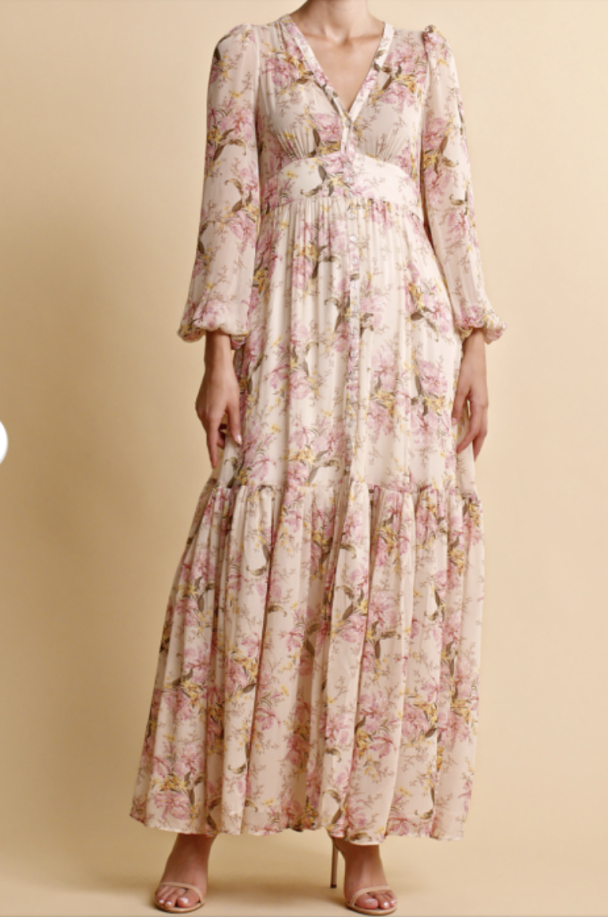 Georgette Maxi Dress - Vintages Lilies - Image 8