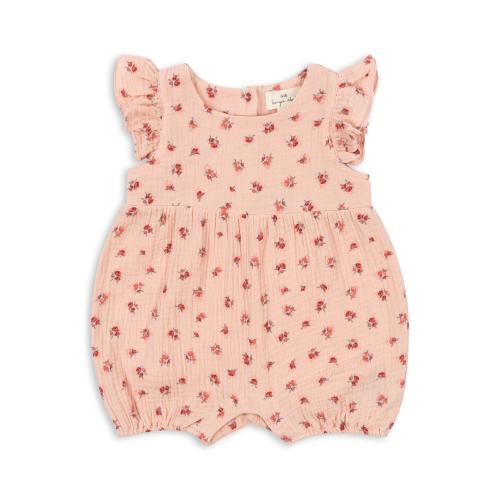Konges Sløjd | Coco Frill Romper - Peonia Pink