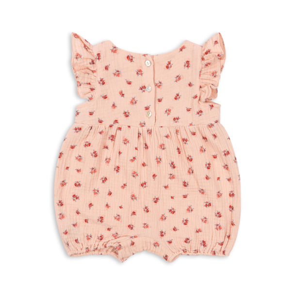 Konges Sløjd | Coco Frill Romper - Peonia Pink - Image 2