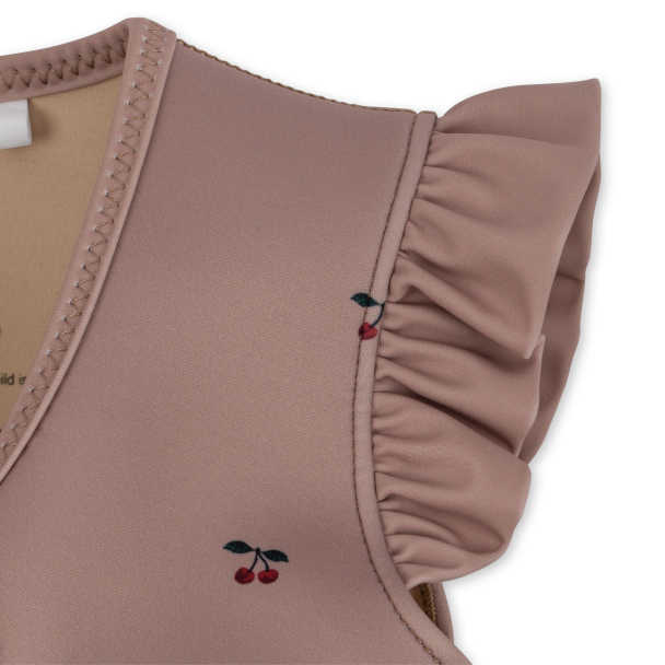 KONGES SLØJD - NEOPRENE FLOAT FRILL VEST CHERRY - Image 3