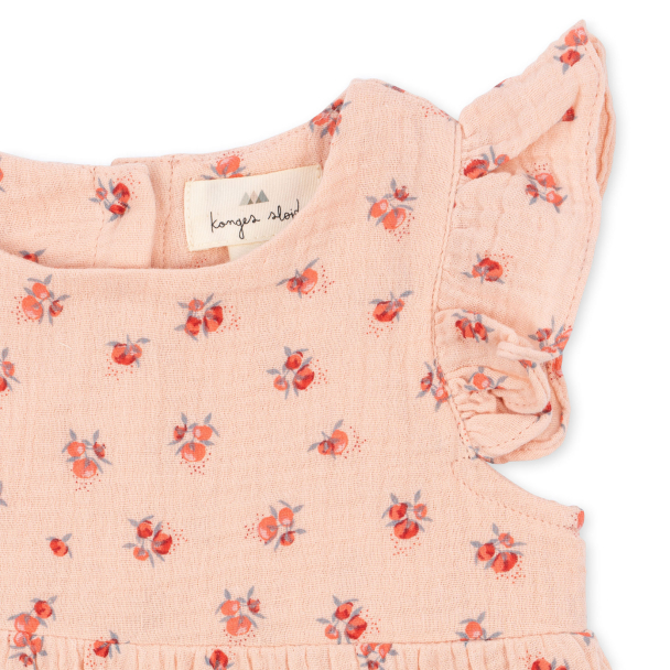 Konges Sløjd | Coco Frill Romper - Peonia Pink - Image 3