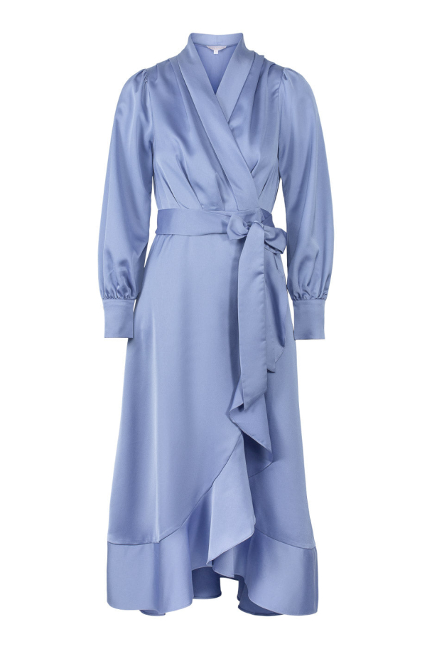 Iza Midi Dress - Steel Blue - Image 2