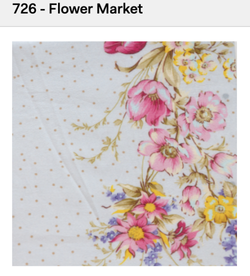 Cotton Slub Midi Dress - Flower Marked 