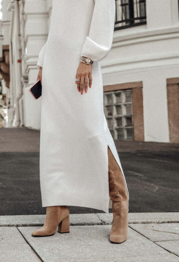 Aurelia Maxi Dress - Cream - Image 5