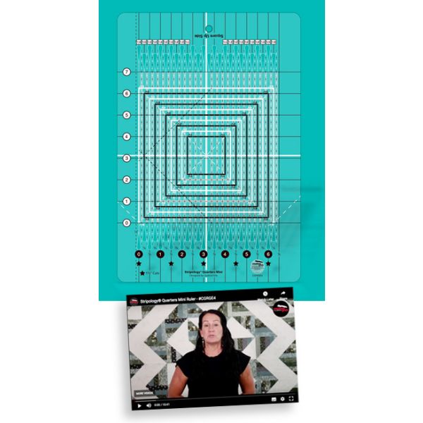  Stripology&reg; Mini Quilt Ruler By Gudrun Erla 