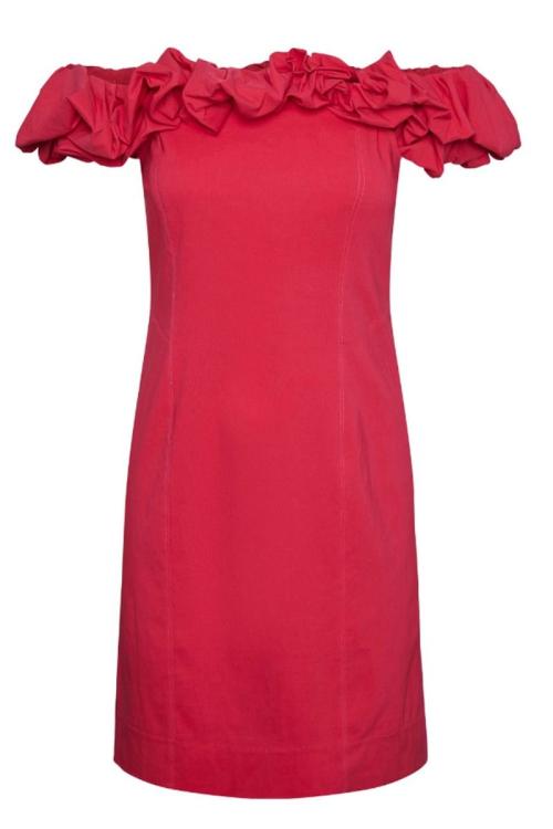 Carrie Dress - Bright Rose