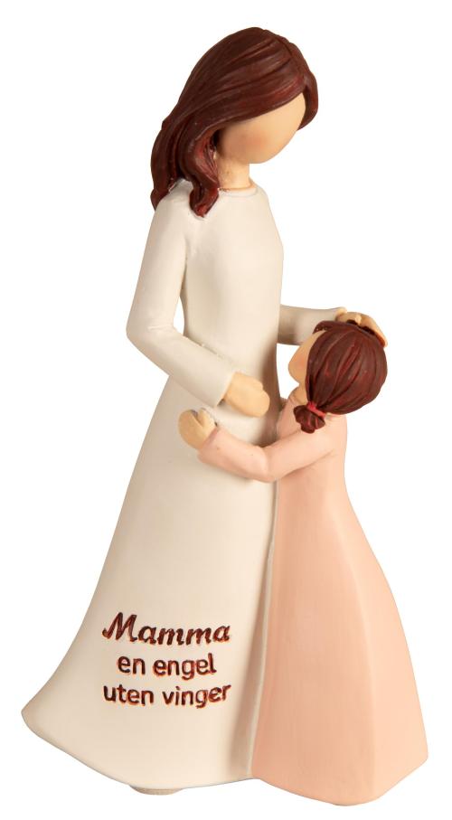Figur Mamma engel Mor / barn