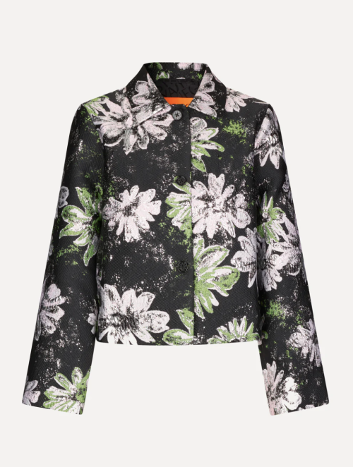 Kiana Jacket Glitter Bloom  |  Kiana Jacket Glitter Bloom Woven Jacquard fra Stine Goya 