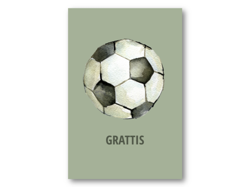 PAPIRKORT - GRATTIS FOTBALL | 10X15 CM
