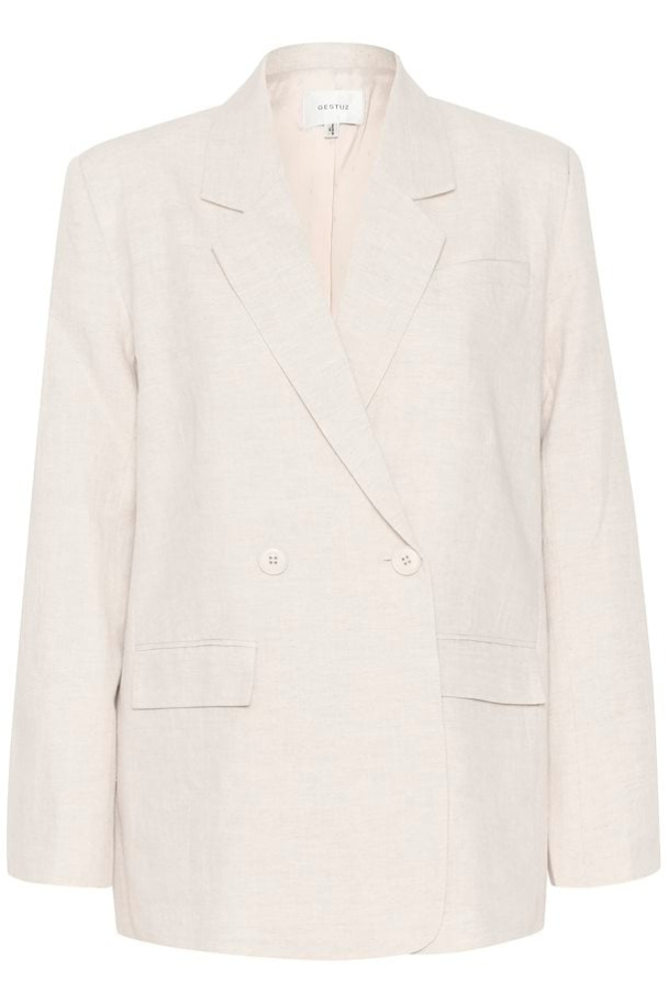 Liza Linen Blazer - Tammy Light Sand - Image 2