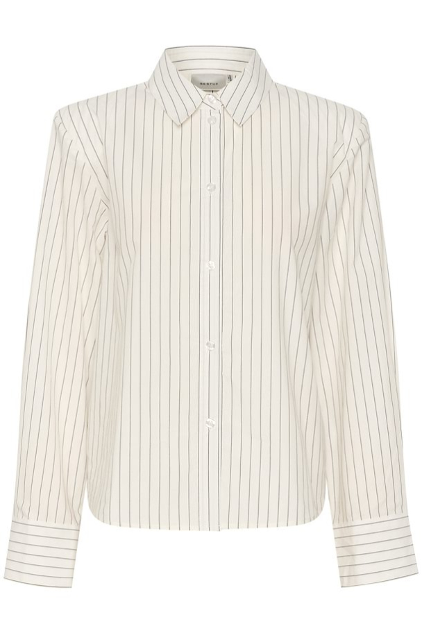 Cyma Shirt - White Pinestripe - Image 2