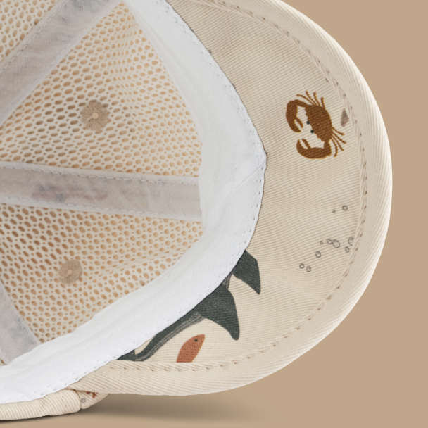 Tone Baby Cap - Sea Creature/Sandy - Image 2