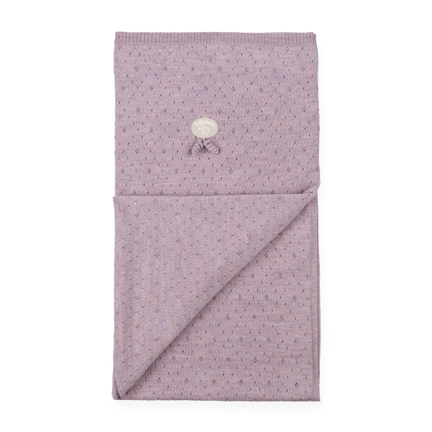 Pledd Tynn Classic - Lys Plomme - Image 1